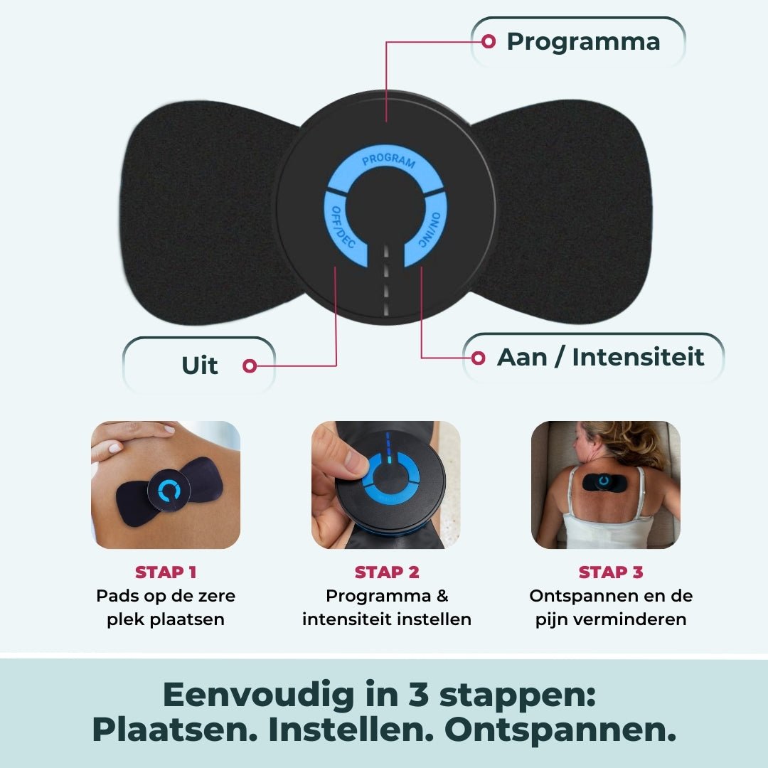ReliveX™ Multifunctionele Massager – Verlichting bij Menstruatiepijn en Krampen - ReliveX