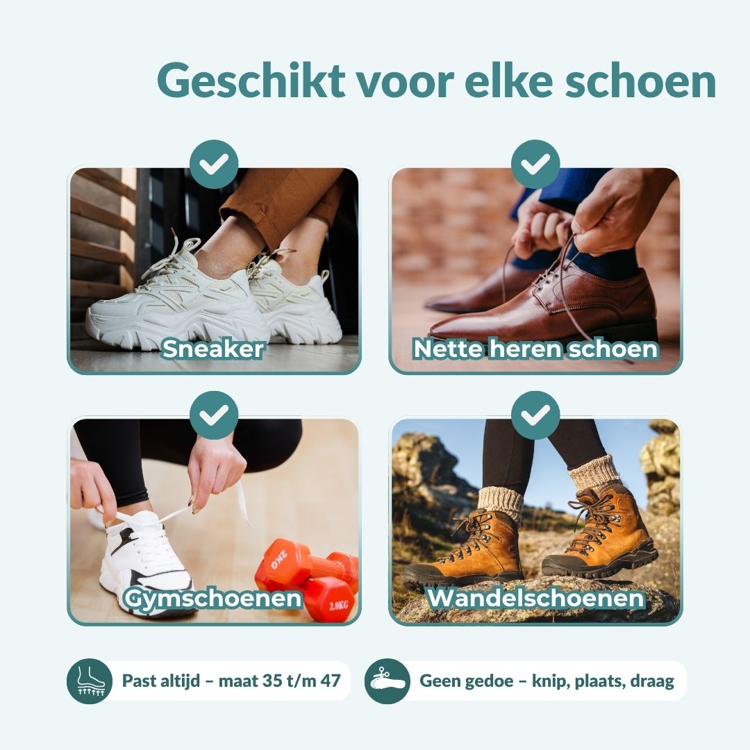 ReliveX™ Magnetische Inlegzolen – Strakker, slanker en energieker, gewoon terwijl je loopt!