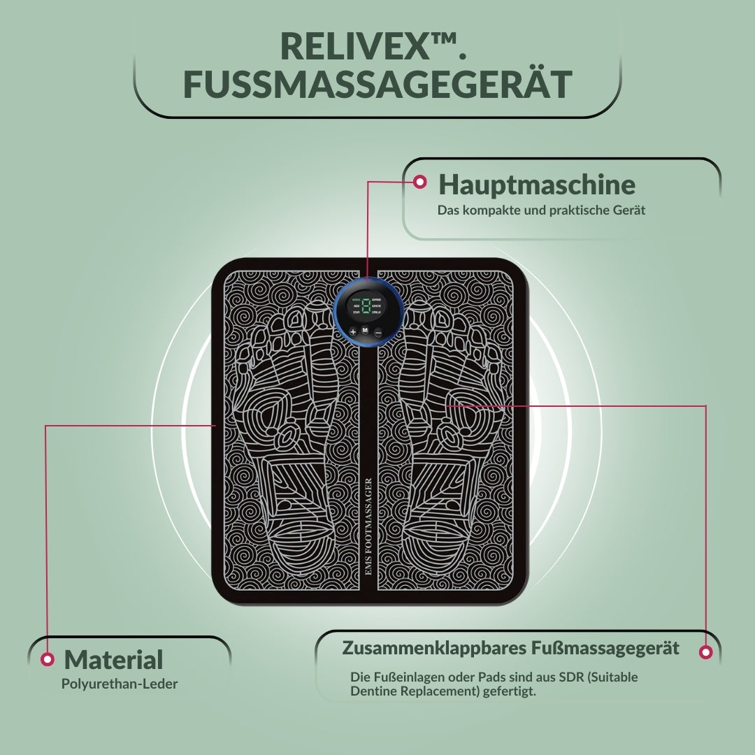 ReliveX™ Fußmassagegerät | Heute nur 50 % Rabatt!