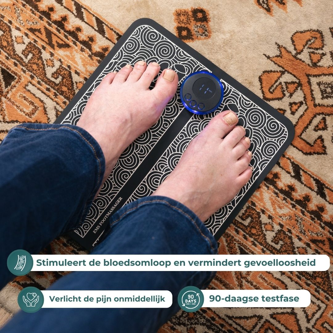 ReliveX™ Voetmassager – Verlicht klachten bij voetdiabetes, in slechts 15 minuten per dag
