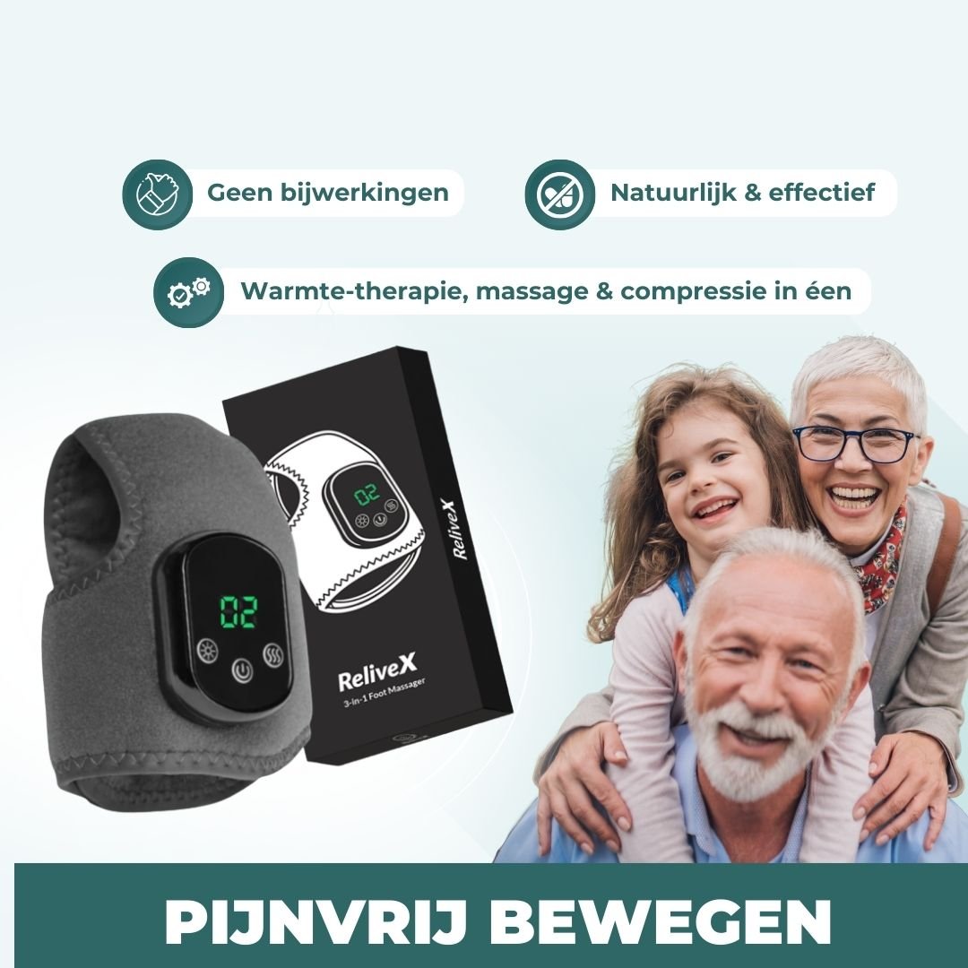 ReliveX™ 3 - in - 1 Voetmassager - ReliveX