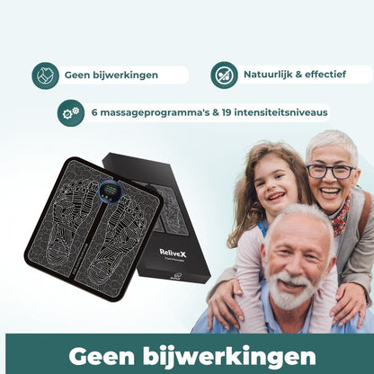ReliveX™ Voetmassager – Verlicht klachten bij voetdiabetes, in slechts 15 minuten per dag