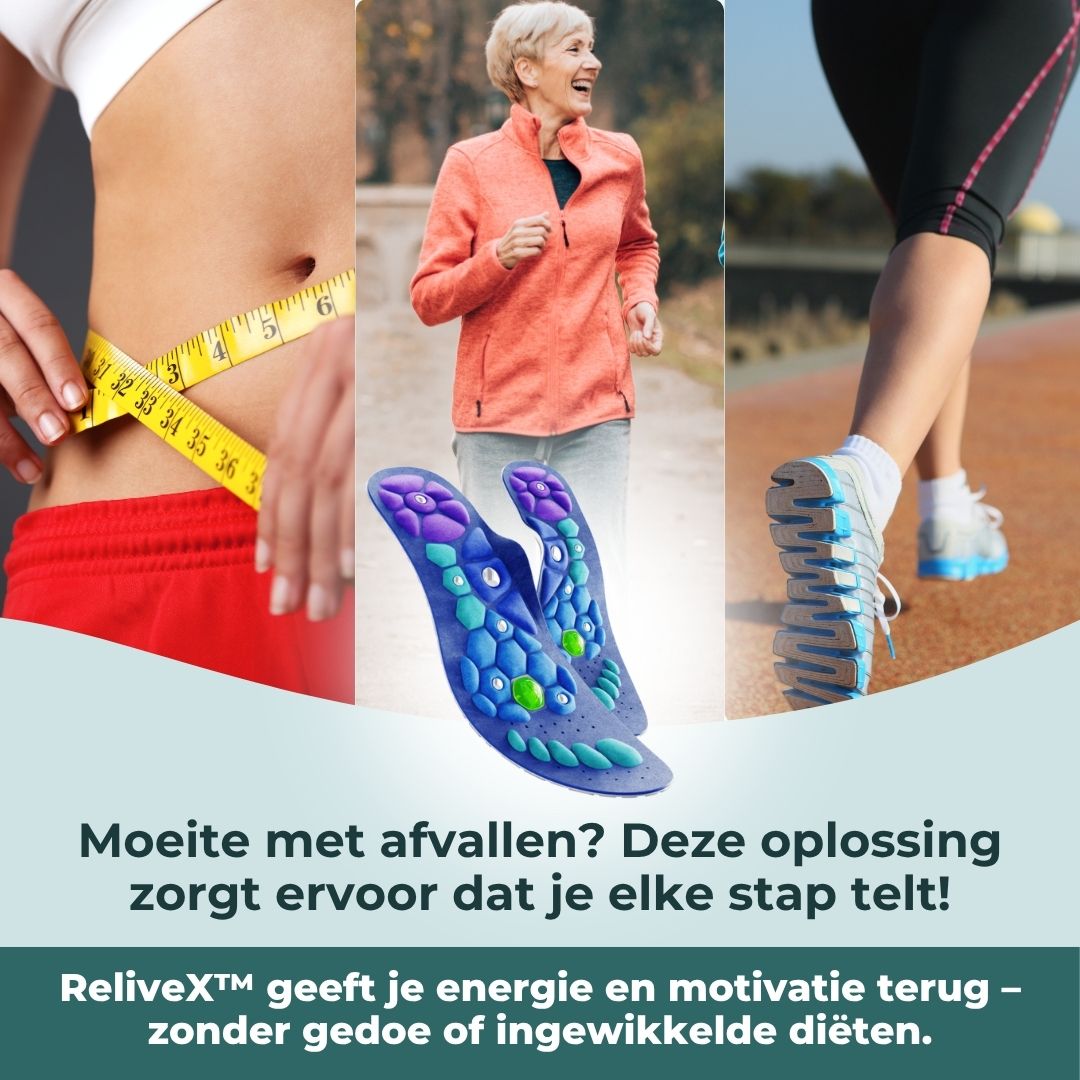 ReliveX™ Magnetische Inlegzolen – Strakker, slanker en energieker, gewoon terwijl je loopt!
