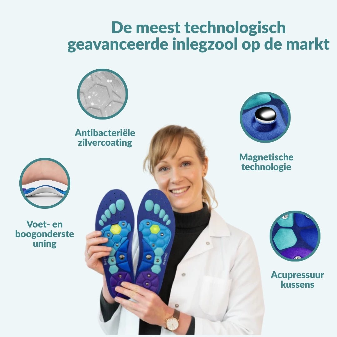 ReliveX™ Magnetische Inlegzolen | Verlies Gewicht bij ELKE STAP - ReliveX